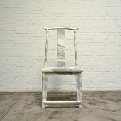 Ai weiwei marble chair