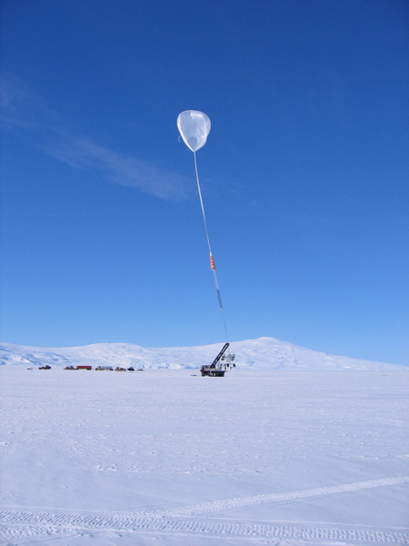 dark mater balloon antarctica