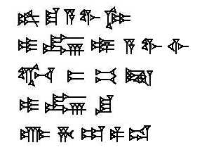 Neo Assyrian Cuneiform Script